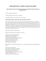 diễn biến tâm lý trong -chinh phụ ngâm-