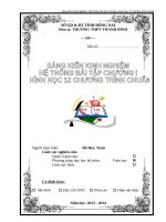 skkn sáng kiến kinh nghiệm hệ thống bài tập chương i hình học 12 chương trình chuẩn