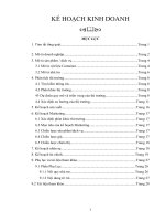 kế hoạch kinh doanh nhà trọ