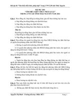 Tài liệu thi trắc nghiệm  “Tìm hiểu kiến thức pháp luật” trong Công nhân viên chức nhà nước