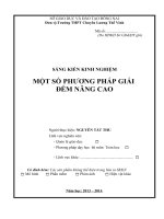 skkn một số phương pháp giải  đếm nâng cao