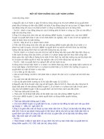 MỘT SỐ TÌNH HUỐNG CỦA LUẬT HÀNH CHÍNH