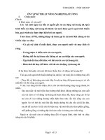 ÔN TẬP KĨ THUẬT NÔNG NGHIỆP ĐẠI CƯƠNG