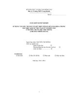 skkn sử dụng tài liệu thành văn kết hợp với bản đồ giáo khoa trong dạy học lịch sử việt nam từ 1919 đến 1945