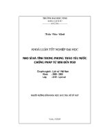 nho sỹ hà tĩnh trong phong trào yêu nước chống pháp từ 1858 đến 1920