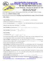 tài liệu ôn thi khối a môn toán