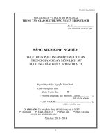 skkn thực hiện phương pháp trực quan trong giảng dạy môn lịch sử ở trung tâm gdtx nhơn trạch