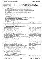 giáo án hình học lớp 6