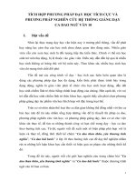 skkn tích hợp phương pháp dạy học tích cực và phương pháp nghiên cứu hệ thống giảng dạy  ca dao ngữ văn 10