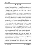 Phân tích hoạt động tín dụng thông qua Tổ vay vốn theo Nghị quyết 2308 tại chi nhánh NHNo&PTNT  huyện Nghĩa Hành