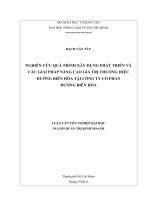 Luận văn: Kế toán tập hợp chi phí và tính giá thành sản phẩm tại công ty cổ phần B.O.O nước Thủ Đức
