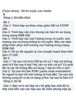 Đề thi tuyển vào VietteL