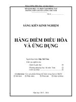 skkn hàng điểm điều hòa và các ứng dụng