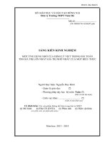 skkn một ứng dụng nhỏ của định lý viet trong bài toán tìm giá trị lớn nhất giá trị nhỏ nhất của một biểu thức thpt nam hà