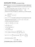 một số bài ứng dụng khảo sát hàm số hay và lạ