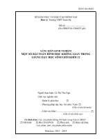 skkn một số bài toán hình học không gian trong giảng dạy học sinh giỏi khối 12