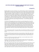 các thể tài chức năng, trứ thuật và sáng tác nghệ thuật ở văn học trung đại việt nam