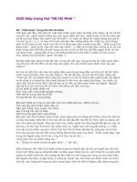 chất thép trong thơ -hồ chí minh -