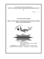 skkn một vài ứng dụng của phương pháp tam giác đồng dạng trong hình học 8 thpt tân phú