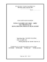 skkn nâng cao hiệu quả đọc – hiểu tác phẩm tự sự bằng phương pháp sử dụng sơ đồ