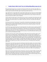 huyền thoại chiến tranh troy và những tiếng đồng vọng của nó