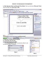 giáo trình hướng dẫn soạn thảo Microsoft PowerPoint
