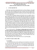 skkn vận dụng các phương pháp dạy học tích cực vào việc dạy tác phẩm thơ trung đại trong chương trình ngữ văn lớp 10 thpt