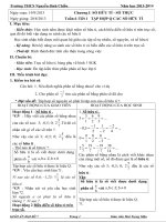 giáo án đại số lớp 7