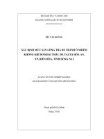 LUận văn: XÁC ĐỊNH MỨC SẴN LÒNG TRẢ ĐỂ TRÁNH Ô NHIỄM KHÔNG KHÍ DO KHAI THÁC ĐÁ TẠI XÃ HÓA AN, TP. BIÊN HÒA, TỈNH ĐỒNG NAI