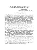 LẤY HỌC SINH LÀM TRUNG TÂM TRONG VIỆC THIẾT KẾ BÀI HỌC TÁC PHẨM VĂN TRƯƠNG