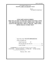 skkn giáo dục lòng yêu quê hương đất nước thông qua tiết dạy lịch sử địa phương “mộ cự thạch – một công trình mộ đá cổ độc đáo
