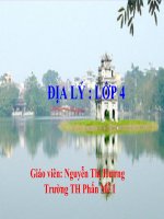 giáo án địa lý lớp 4 thành phố cần thơ