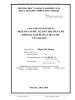 skkn một số vấn đề  về dân tộc dân chủ trong cách mạng việt nam từ 1930-1945