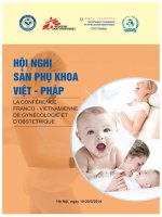 Kỷ yếu hội nghị sản phụ khoa Việt Pháp (2014)