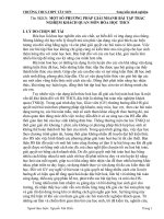 skkm một số phương pháp giải nhanh bài tập trắc nghiệm khách quan môn hóa học thcs thpt tây sơn