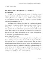 tiểu luận quản trị ngân hàng thỏa ước basel và tiến trình áp dụng vào hệ thống ngân hàng tmvn