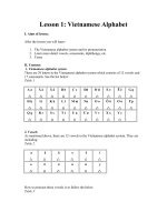 tiếng việt cho người nước ngoài -bài 1-