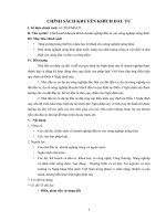 các chính sách kinh tế vĩ mô cua nhà nước