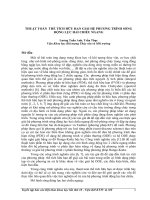 thuật toán thể tích hữu hạn giải hệ phương trình sóng động lực hai chiều ngang