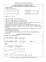 Phương pháp giải tích phân lượng giác ôn thi đại học