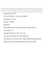 Mã hóa kí tựTin học mở rộng dành cho ki thi TIN hoc tre cap quan