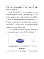 ĐÁNH GIÁ các NHÂN tố ẢNH HƯỞNG tới sự PHÁT TRIỂN HOẠT ĐỘNG KINH DOANH PHÁI SINH TIỀN tệ của CHI NHÁNH NGÂN HÀNG VCB – đà NẴNG