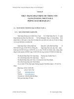 Khóa luận Thực trạng và giải pháp nâng cao hiệu quả hoạt động huy động vốn tại ngân hàng thương mại cổ phần Nam Á phòng giao dịch quận 2