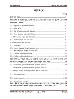 đánh giá hoạt động quản lý nsnn giai đoạn 2006 đến nay   bài 1