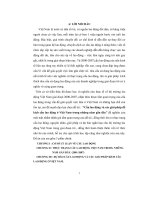 Đề án cầu lao động và các giải pháp để kích cầu lao động ở Việt Nam trong những năm gần đây