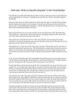 chiến lược đô thị và cảng biển song hành ở miền trung việt nam