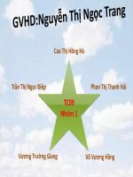 tiểu luận thị trường kỳ hạn và thị trường giao sau