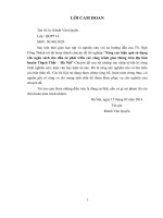 nâng cao hiệu quả sử dụng vốn ngân sách cho đầu tư phát triển các công trình giao thông trên địa bàn huyện thạch thất – hà nội