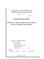 skkn giúp học sinh học tốt kỹ thuật nhảy    cao kiểu nằm nghiêng trường thpt nguyễn đình chiểu