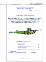 skkn phương pháp tổ chức luyện tập phát huy tính tích cực nhằm nâng cao thành tích trong thực hành bắn súng tiểu liên ak đối với học sinh